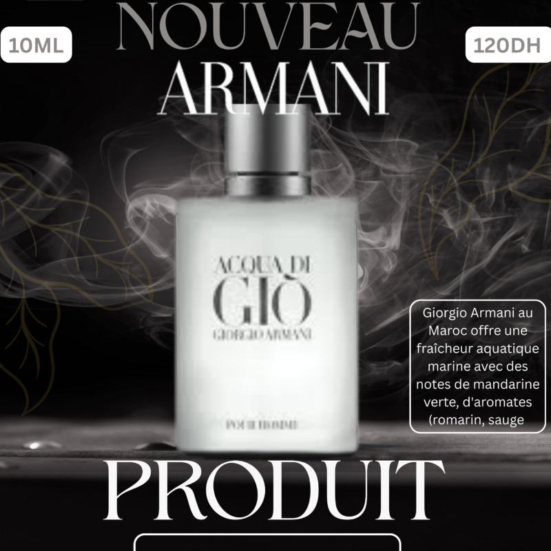 Acqua di Gio Giorgio Armani pour homme