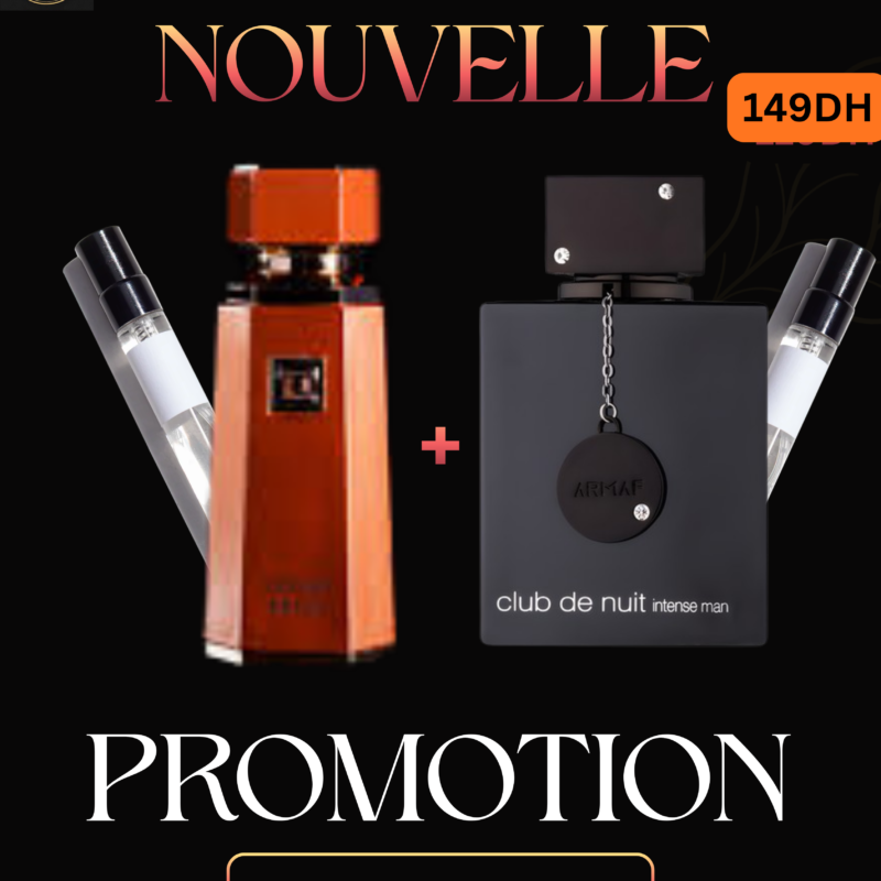 PROMOTION:10ML CLUB DE NUIT+1OML LIQUID BRUIN