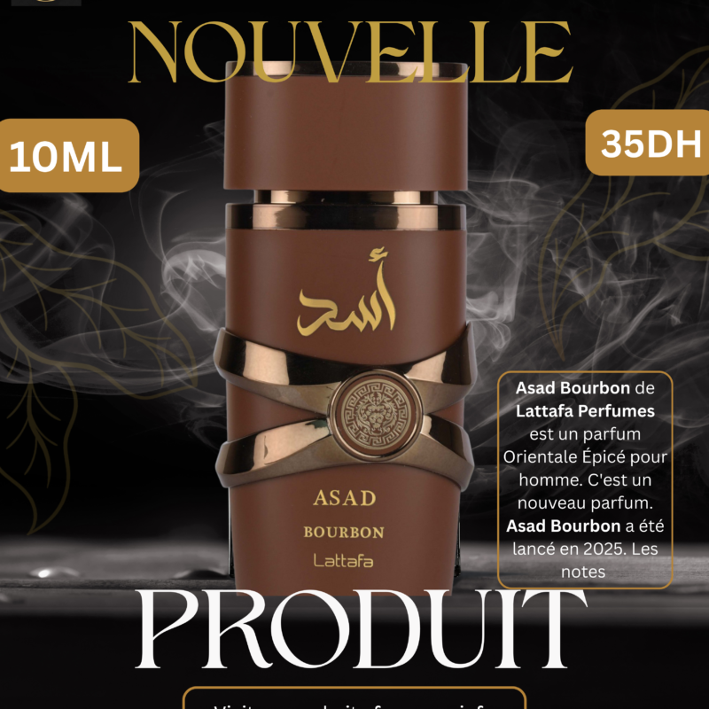 Asad Bourbon Lattafa Perfumes pour homme