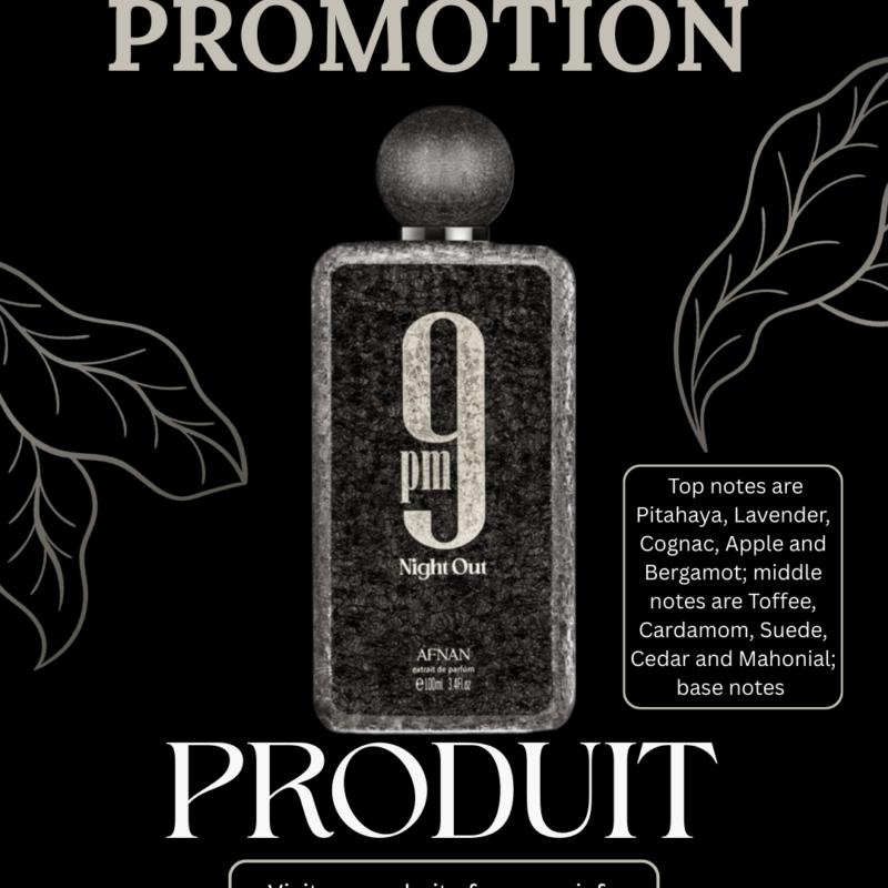 9 PM Night Out Afnan for women and men